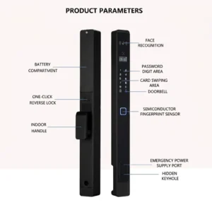 img-1-com Trojan Slimline Digital Lock TY29